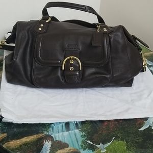 Coach Campbell Mineral Convertible Brown Satchel